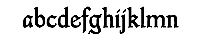 GoudyThirty-DemiBold Font LOWERCASE