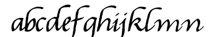 Gourdie Handwriting Font LOWERCASE