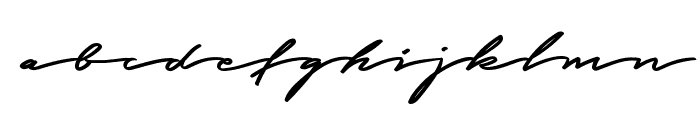 Graced Script PERSONAL USE Font LOWERCASE