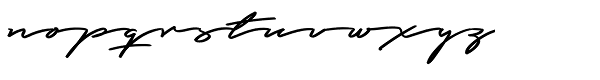 Graced Script Font LOWERCASE