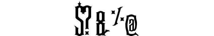 Gracey's Curse Font OTHER CHARS