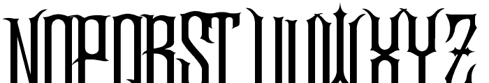 Gracey's Curse Font UPPERCASE