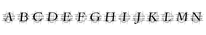 GrafOblique Italic Font UPPERCASE
