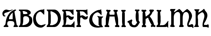 Grange Regular Font UPPERCASE