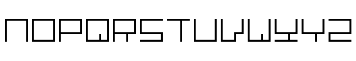 GranitePostmodern-Regular Font LOWERCASE