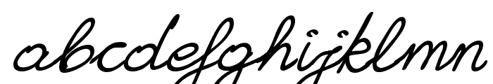 Granny's Handwriting Font LOWERCASE
