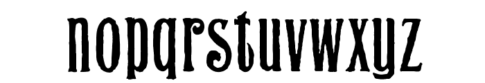 GrantRusticOpti Font LOWERCASE