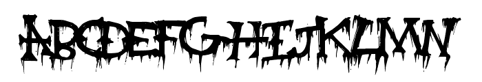 GravePain Font UPPERCASE