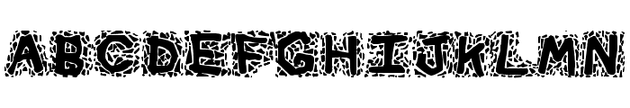 Gravel Font UPPERCASE