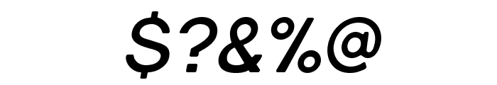 Gravity-Bold Italic Font OTHER CHARS
