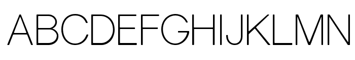 Gravity-Light Font UPPERCASE