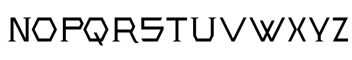 Greek Regular Font UPPERCASE