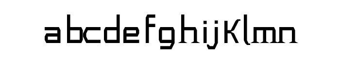 Greek Regular Font LOWERCASE