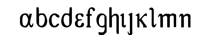 Greex Font LOWERCASE