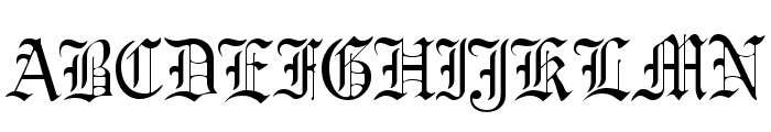 GregorianFLF Font UPPERCASE