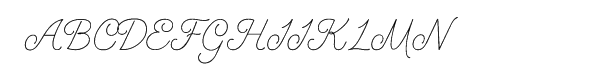 Greyhound Script Font UPPERCASE