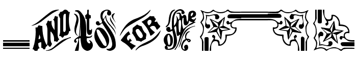GriffinTwo Font OTHER CHARS