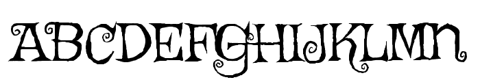 Griffy Font UPPERCASE