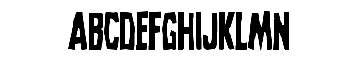 Grim Ghost Condensed Font LOWERCASE