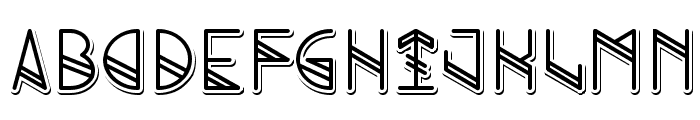 Grind shadow Font UPPERCASE