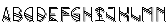 Grind shadow Font LOWERCASE