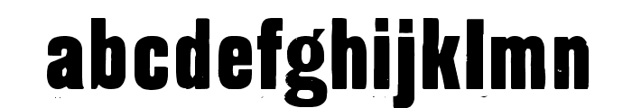 GrotRough Font LOWERCASE