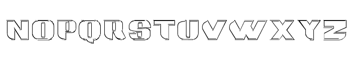 Grotesca 3-D Font UPPERCASE