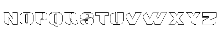 Grotesca 3-D Font LOWERCASE