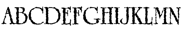 Grunge Caltek Bold Font UPPERCASE