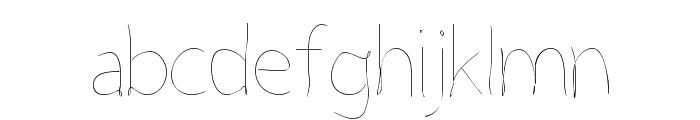 GrutchLine Font LOWERCASE
