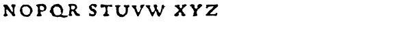 Gryphius MVB-SC Font LOWERCASE
