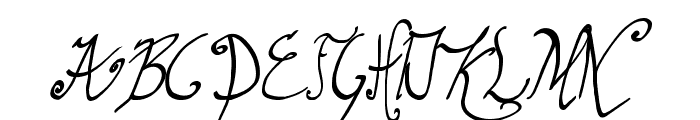 gracefulregular Font UPPERCASE