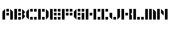 GUNJU Font UPPERCASE