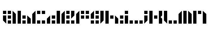 GUNJU Font LOWERCASE