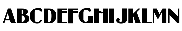Guanine-Regular Font UPPERCASE