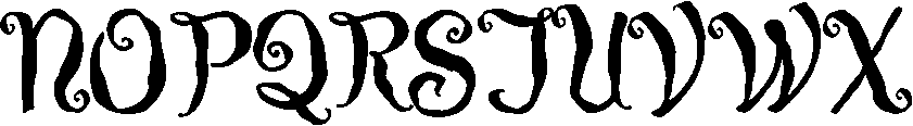 Guedel Script Font LOWERCASE
