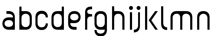 Guhly-Lightreduced Font LOWERCASE