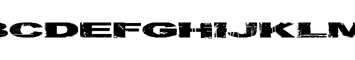 Gulag Decay Font UPPERCASE