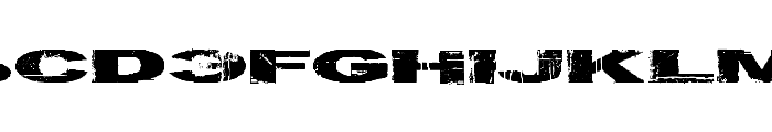 Gulag Decay Font LOWERCASE