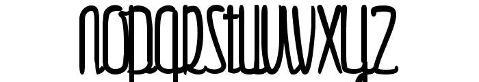 Gulliver Font LOWERCASE