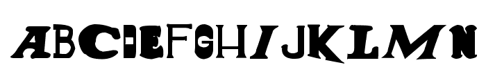 Gun Show Font LOWERCASE