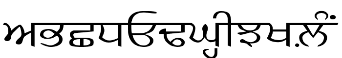GurbaniKalmi Font UPPERCASE