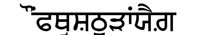 GurbaniLipi Font UPPERCASE