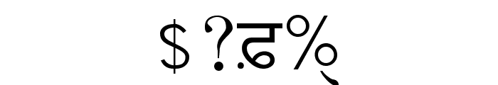 GurbaniLipiLight Font OTHER CHARS