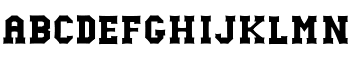Gutcruncher Normal Font LOWERCASE