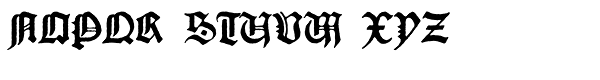 Gutenberg C Font UPPERCASE