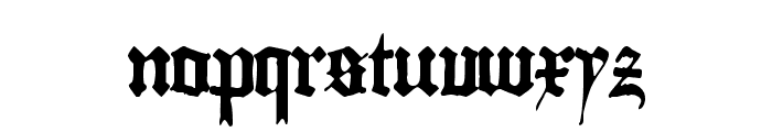 Gutenberg Textura Font LOWERCASE