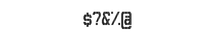 GVB Bus PID 13x8 Regular Font OTHER CHARS