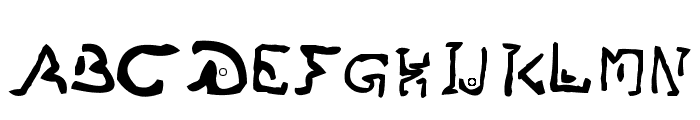Gylphs of the Ancients Font LOWERCASE