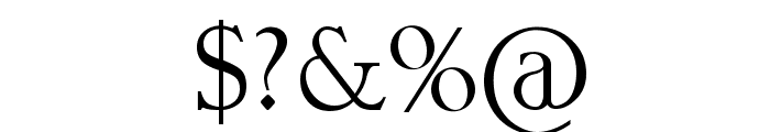 Gypsy Brush Font OTHER CHARS